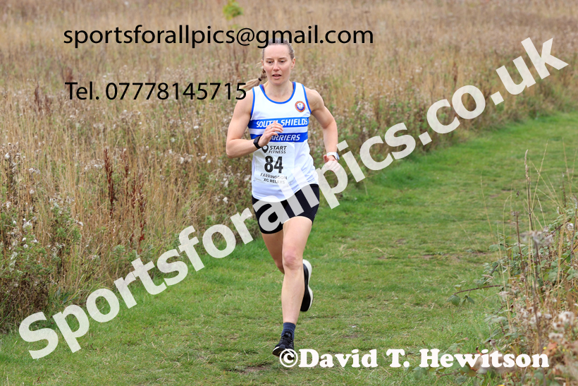 SSenior Womens Relay, 2025 Farringdon Cross Country Relays, Sunderland. Photo: David T. Hewitson/Sports for All Pics
